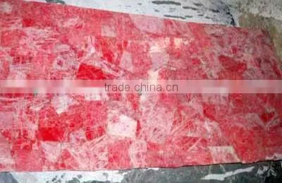 Natural Rose Quartz Slabs , Rose Quartz Stone Slab