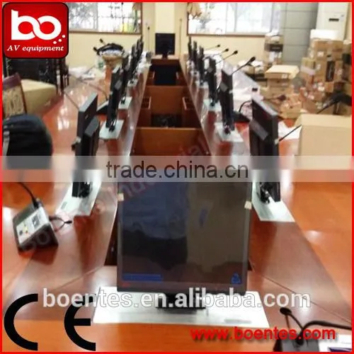 Conference System Equipment for 17 Inch Motorized Pop Up LCD Monitor Lift Mechanism With RS232 Port photo-5