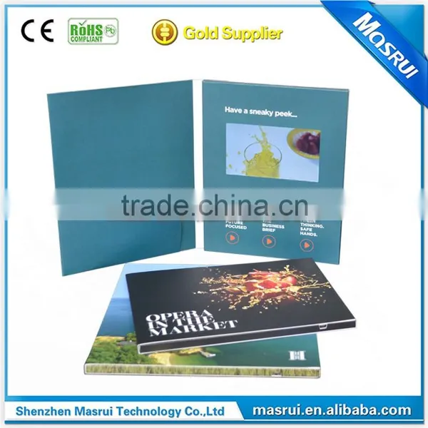 Promotion and Gift Use and Memory Capacity 128MB-8GB Style Video Brochure photo-4