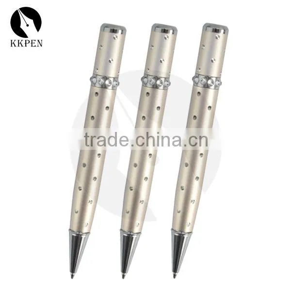 KKPEN Promotional Aluminium Cheap Perfume Ball Pen With Crystal photo-6