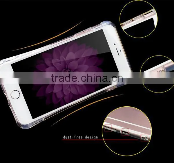 4.7 Inch Shockproof Transparent TPU Funky Mobile Phone Cover Case photo-4