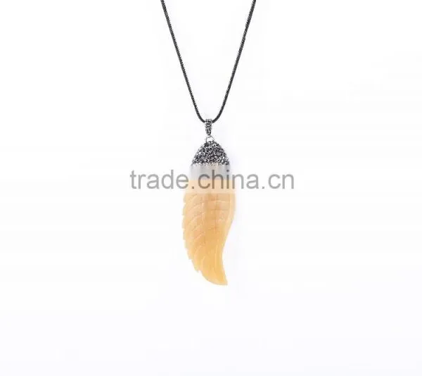 Fancy! Fashion Design ! Latest Yellow Cattle Bone Men Necklace More Handsome photo-3