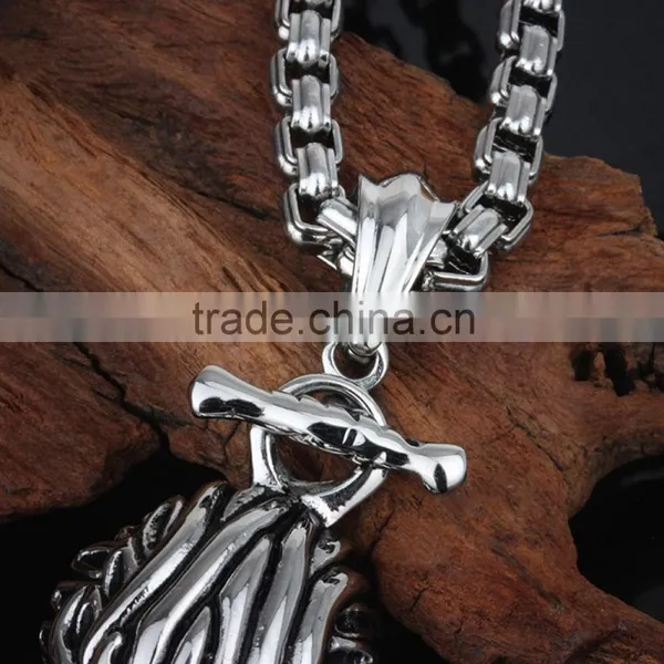 Newest Fashion Stainless Steel Casting and Polish Eagle Pendant photo-4