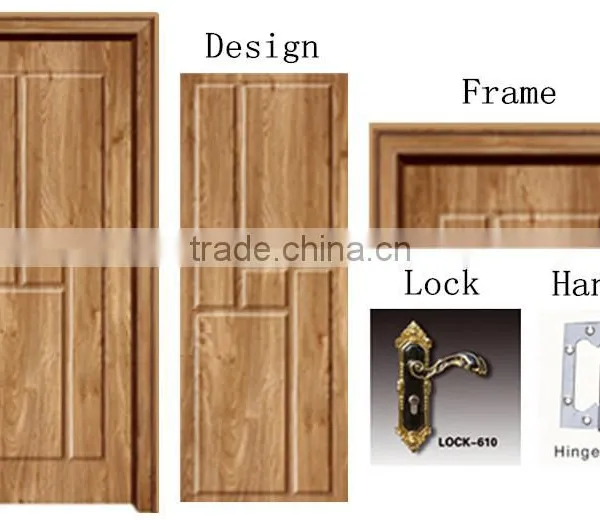 Factory Supply Modern Wooden Armor Door Designs photo-2