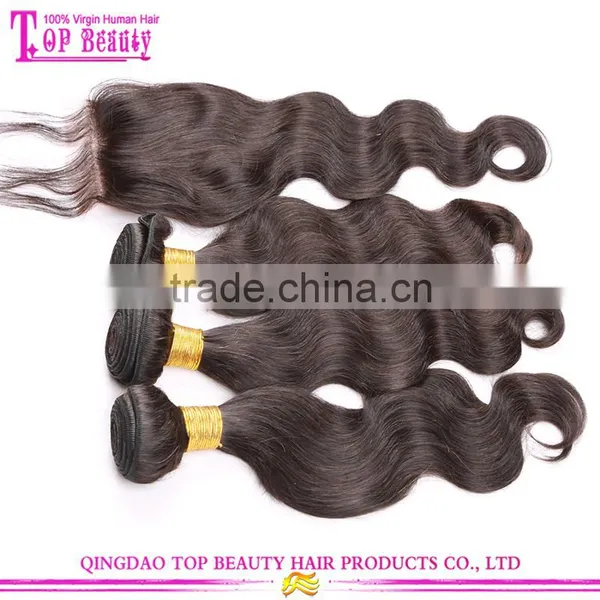 2016 Fashion Hair Wholesale 6A Grade Natural Color Indian Hair Remy Lace Front Closure With Baby Hair photo-2