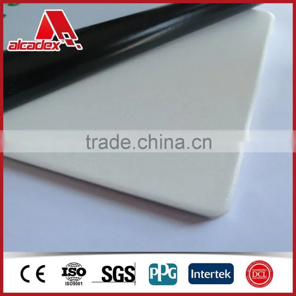Metallic PVDF Aluminum Decorative Plastic Sheet 5mm Thick photo-2