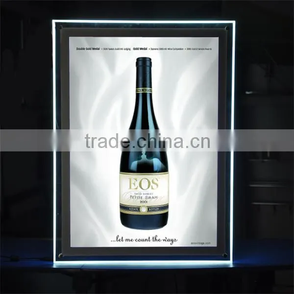 Advertising Simple Display Sign Board Indoor Light Sign Frameless Led Light Display photo-3