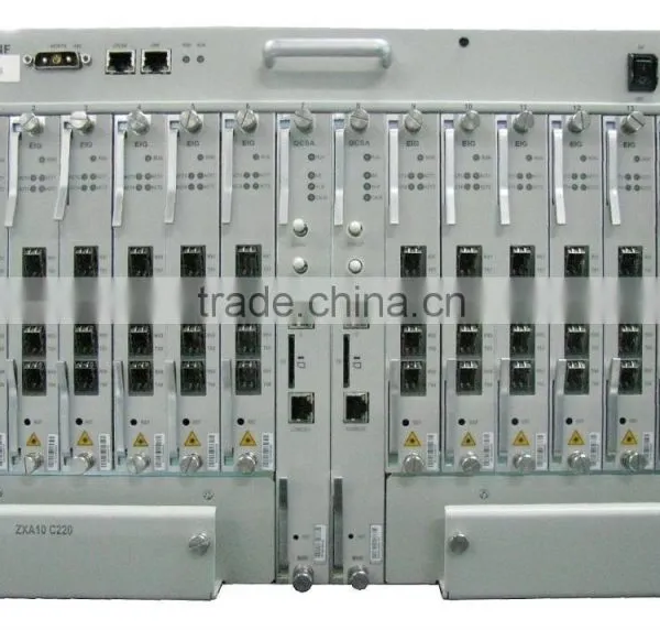 ZTE ZXA10 C220 Original Epon Olt Equipment Gepon Olt Sfp Equipment