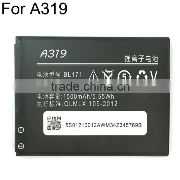 Factory Price Cell Phone Battery BL171 for Lenovo A319