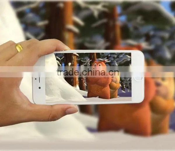 2015 Cellphone Screen Magnifier tv Amplifier HD Expander for Smart Phone Any Model Universal With Stand Folding Portable photo-5