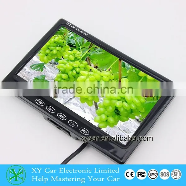 Car Reversing Aid Parking System Car Lcd Display Monitor ,7inch Car Lcd Monitor XY-2073S photo-4