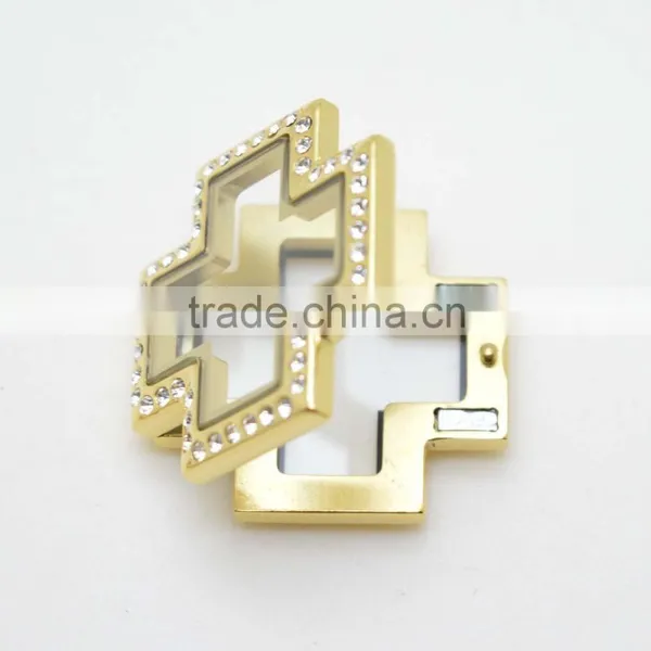 Best Selling Cross Floating Lockets for Sale photo-2