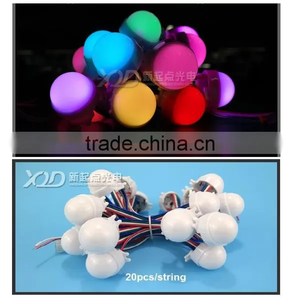 Led Pixels Decoration Christmas House 30mm Rgb Signal Break-point Continuous Transmission photo-3