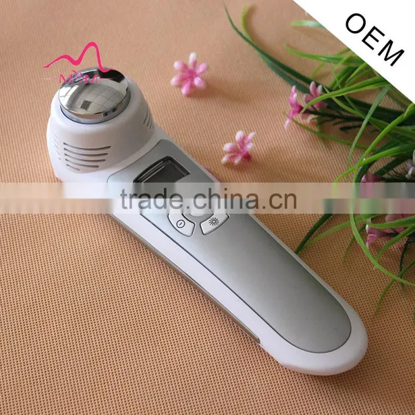 Multi-functional Ionic Beauty Instrument Handheld Cool&heat Ultrasonic Ion Facial Massager photo-2