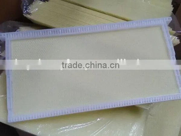 Black / Yellow / White Plastic Beeswax Foundation Sheet Price photo-3