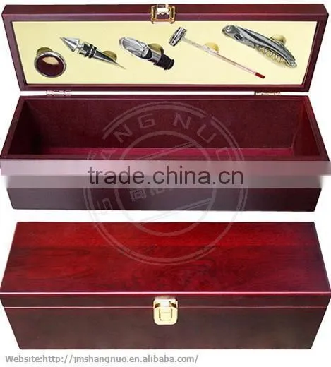 multifunctional wine corkscrew set with leather box
