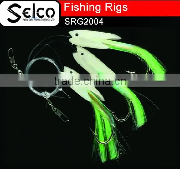 Mackerel Bait Catcher Rig With3 Golden Hooks