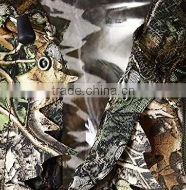 Woodland Camo Ghillie Suit 3D Camouflage Jungle Hunting Clothing Set photo-6