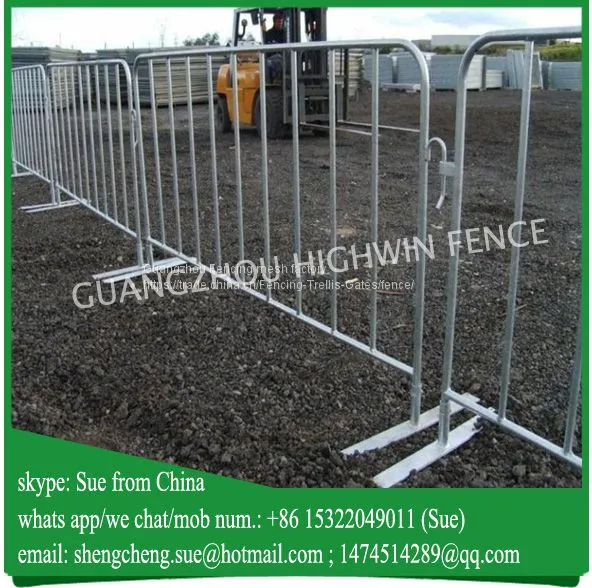 Portable Crowd Control Barrier Fence Safety Barricade for Events photo-2
