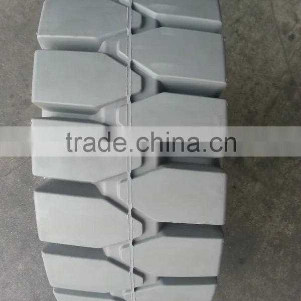 Hot Sale Solid Rubber Tyres 23x9-10 Non Marking Tyres for Industrial Vehicles From China Supplier photo-2