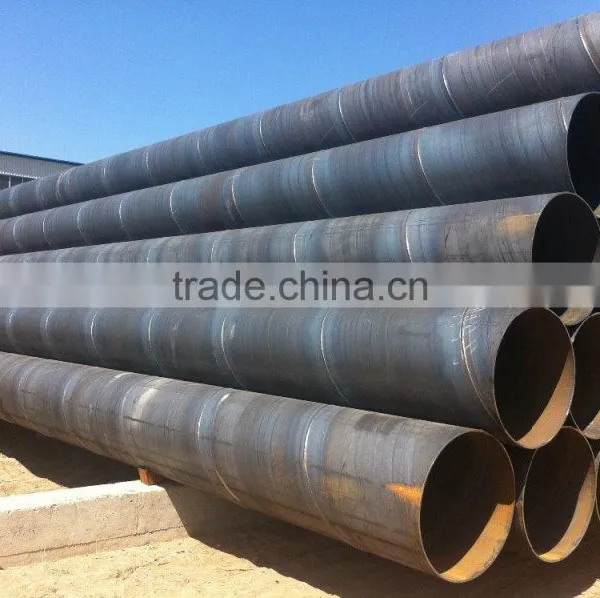 711*6.35mm Bell End of SSAW Weld Steel Pipe for Water Power Station and Strut Building Project photo-3
