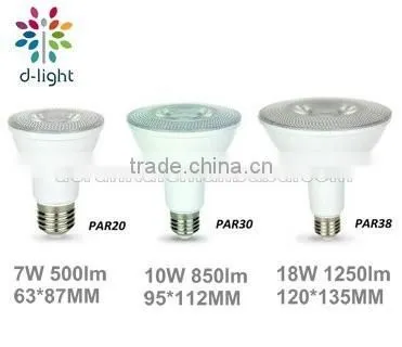 Popular Reflactor Lamp E26 E27 25 40 60 Degree IP65 15W COB PAR38 LED Light photo-2