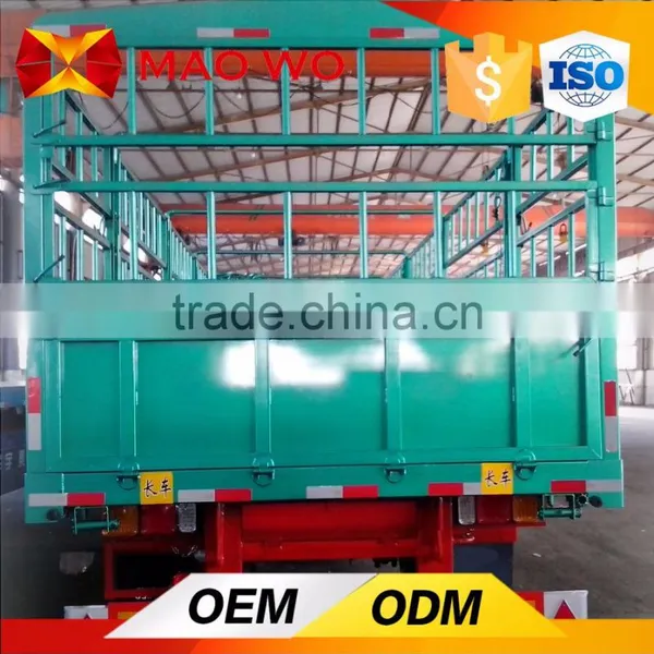 Manufacturer OEM 18 to 80 Ton Bulk Cargo Truck Steel Cage Trailer photo-3