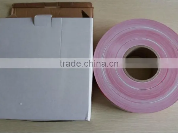Red White PE Safety Warning Tape Non Adhesive Barrier Tape Dispenser Box Packing photo-4