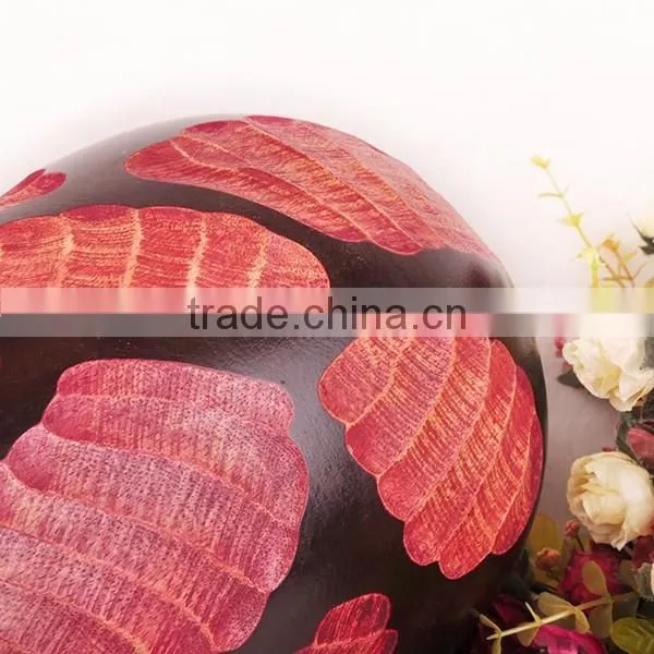 Thailand Import Wooden Crafts Creative Personality is Hand-cut Wood Vases Wholesale photo-3