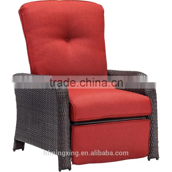 Outdoor Patio Reclining Deep Chair With Cushions