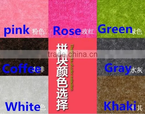 30x30cm DIY Size Color Fluffy Anti-skid Rug Dining Room Carpet Bedroom Floor Mat photo-4