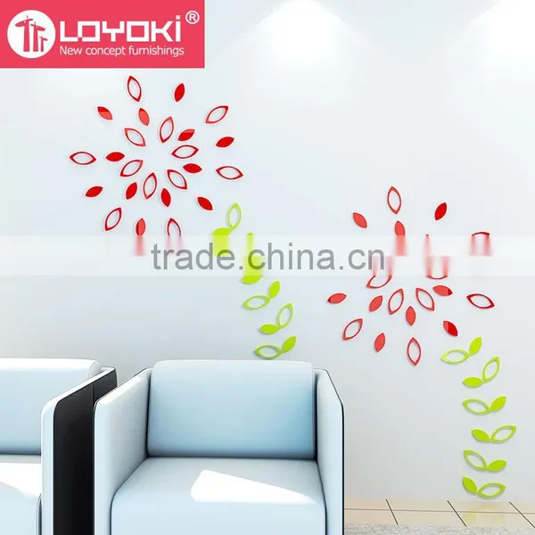 Home Decoration Beautiful MDF Wood Wall Sticker Best and Colorful 3D Sticker photo-4