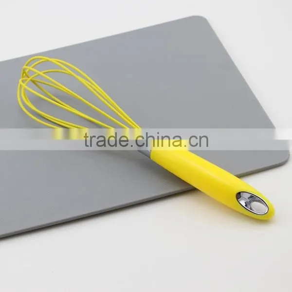 Yellow Nonstick Cookware Silicone Whisk photo-3