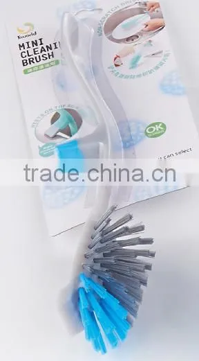 Creative MINI All-purpose Long Handle Bathroom Cleaning Brush With a Pincers photo-5