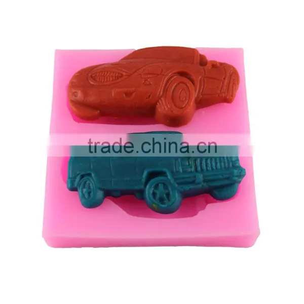High Quality Silicone Baking Mold Fondant Cake Mold Cake Decoration and Super Sports Car Jeep 1688 Agent