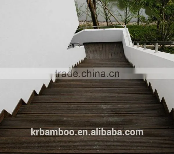 Eco Friendly East Installation Outdoor Use Bamboo Floor photo-3