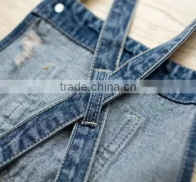 Bib Pants/suspender Trousers/ Trousers With Braces/Denim Overalls photo-4