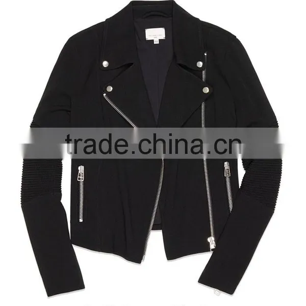 Hot Sale Lady Short Style Fitted Classic City Jacket Custom for Sale photo-6