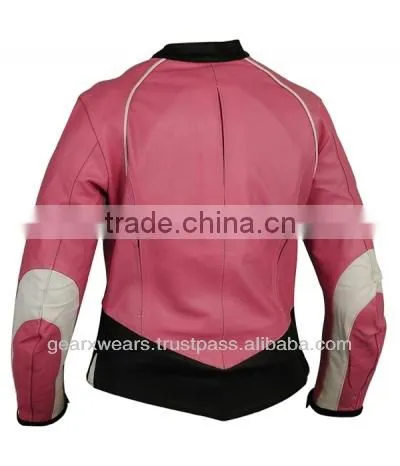 Womens Leather Motorbike Jacket photo-2