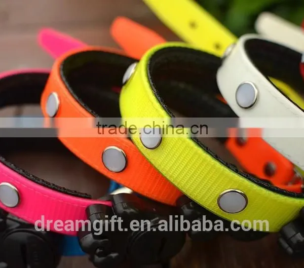 2015 New Design LED Flashing Dog Collar 6 PCS Diamond Amazing Beautiful Pet Collar photo-5