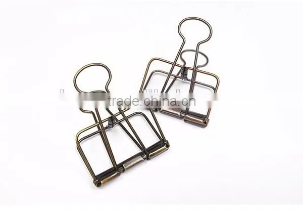 Gold /Rose Pink /Silver Wire BInder Clip photo-2
