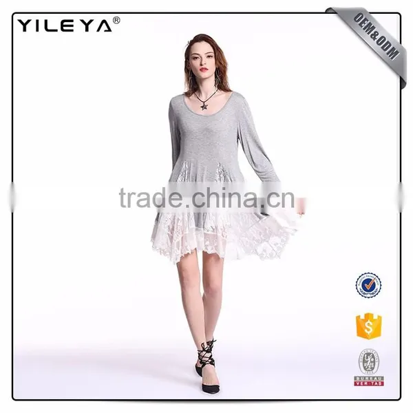 Short Crochet Hem Design 2017 Fashion Dress Womens Girl Summer photo-3
