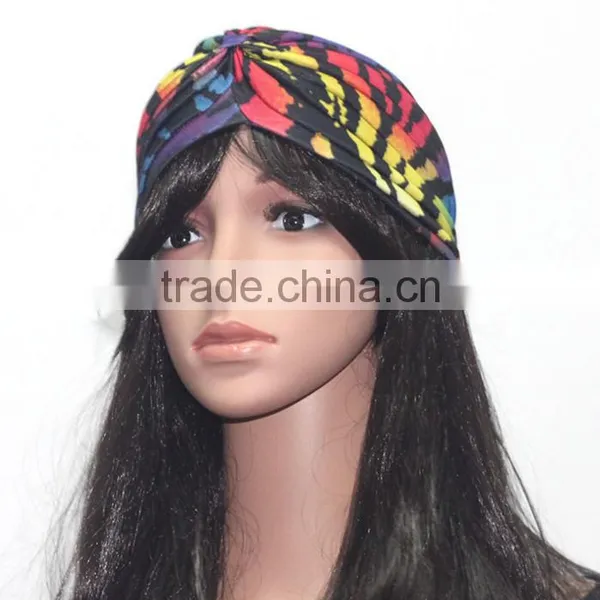 Indian Arabian Muslim Hoodie Hat Women Print Hats photo-2