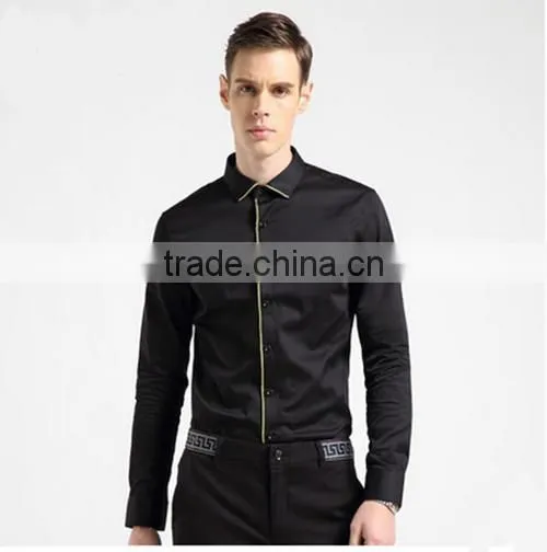 2016 Men Slim Fit Casual Dress Shirt photo-2