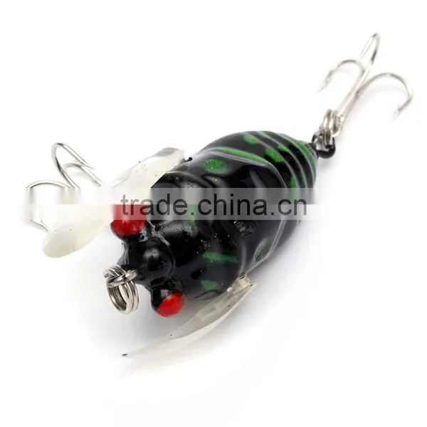 Hot SaLE Excellent Quality 4cm Plastic Fishing Lures Minnow Lure Bass Bait Tackle Hooks photo-4