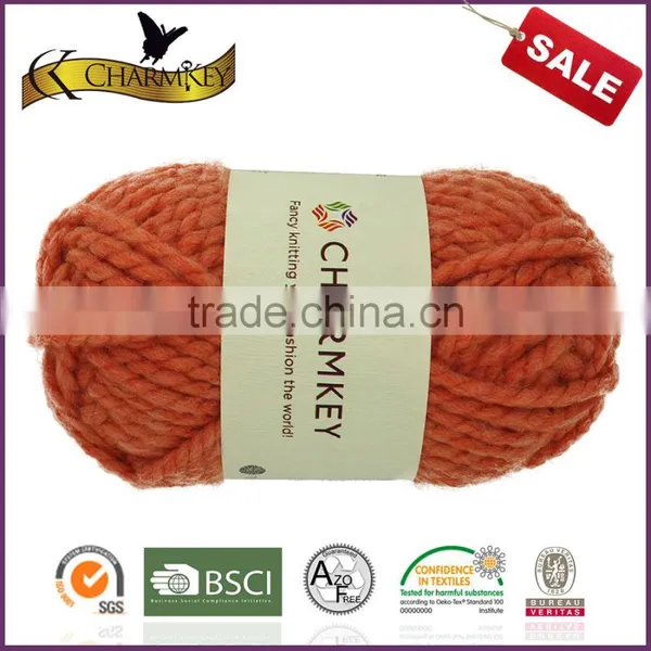 Charmkey Acrylic Wool Yarn Hand Knitting Yarn Thick Wool Yarn for Knitting Scarf photo-4