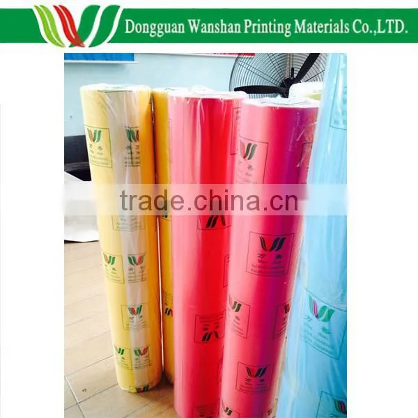 Corlorful Flocked Fancy Paper Material, Paper Base Fabric and Textile photo-2