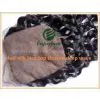 Silk Lace Top Closure 4x4 Middle Part, Brazilian Virgin Hair Deep Wave Silk Lace Closures Bleached Knots,10-24inch photo-3
