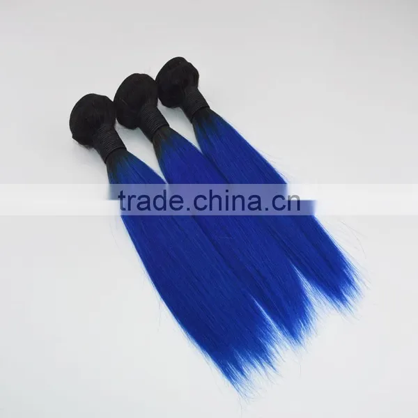Quality 8a Grade Virgin Hair Colored Two Tone Hair Weave photo-2