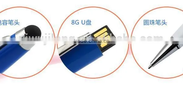 High Quality Logo Ballpoint Business Metal Pen Box Gift Set With USB photo-3